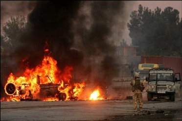 کشته و زخمی شدن ده غیرنظامی افغانستانی در انفجار قندهار