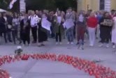 تجمع در تالین برای حمایت از معترضان در بلاروس