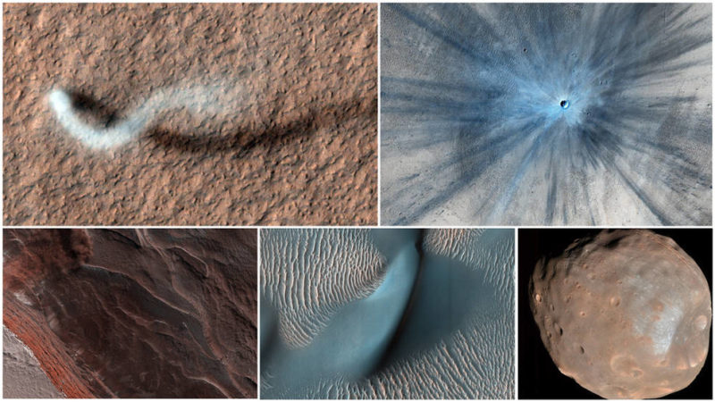 تصاویر ۱۵ سال کاوش مریخ