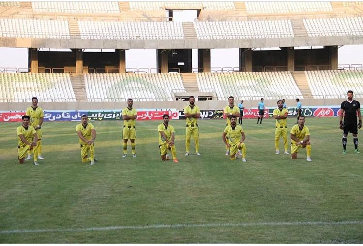 پیروزی زردپوشان شیرازی مقابل تیم فوتبال سپیدرود