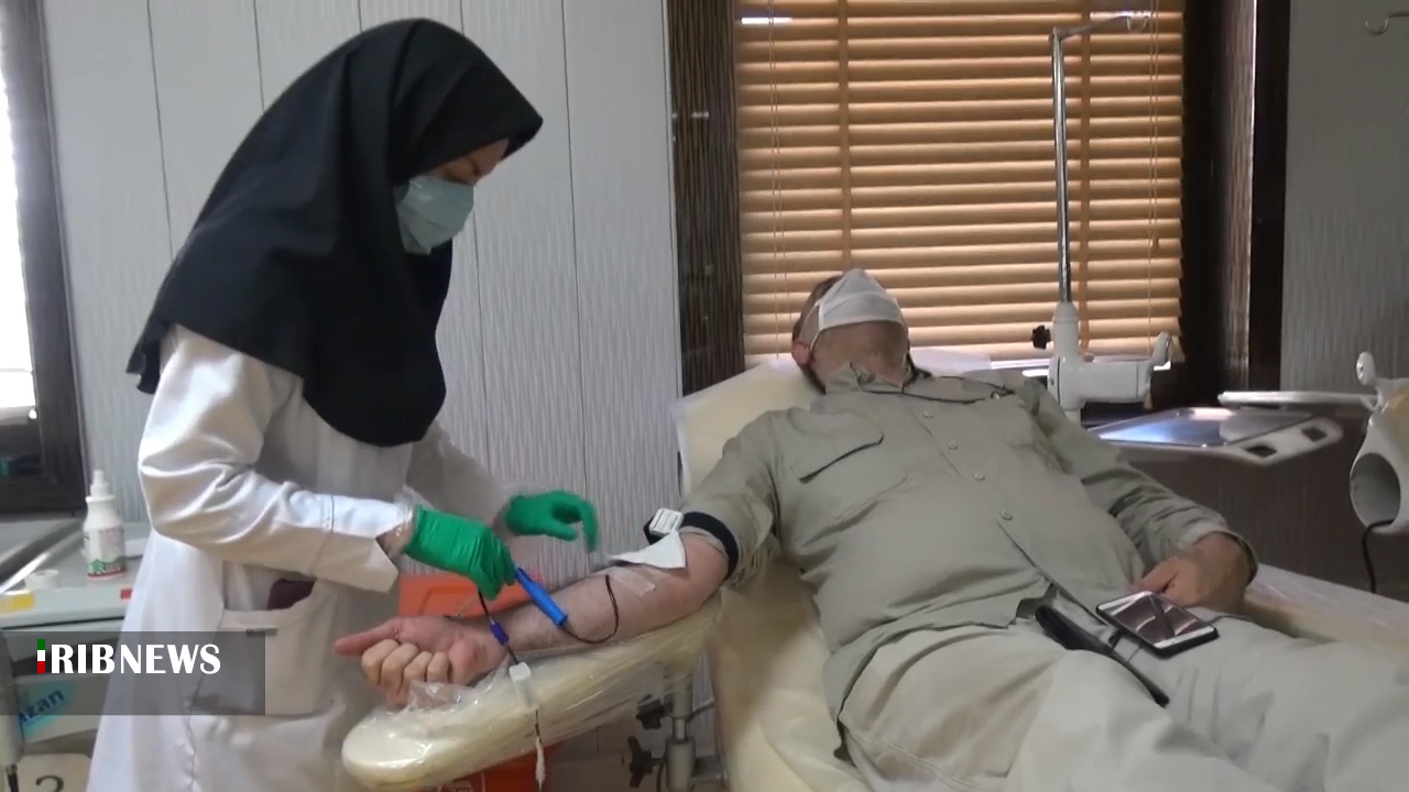 اهدای خون آزادگان سرافراز استان