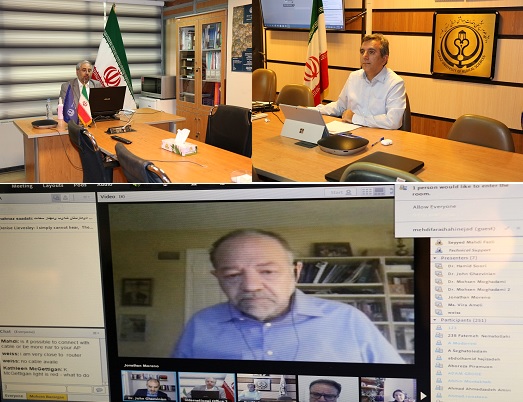 برگزاری پنل گفت و گو در مورد بحران کرونا با همکاری متخصصان ایرانی و آمریکایی
