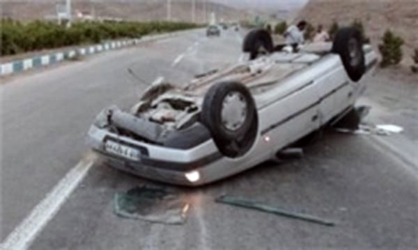 یک کشته بر اثر واژگونی خودرو در محور مرند _جلفا