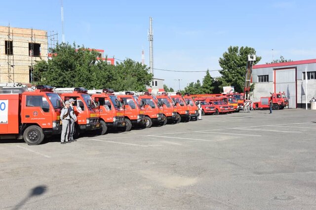 افزودن  ۲۵ خودرو جدید به ناوگان آتش نشانی اهواز