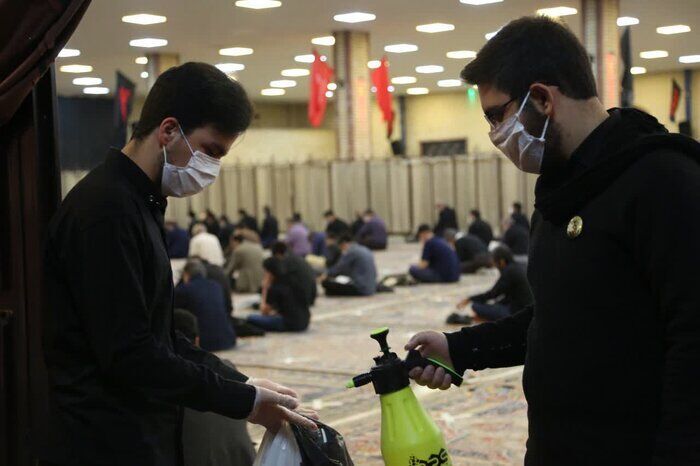تامین ماسک و محلول ضدعفونی برای هیات‌های مذهبی فارس