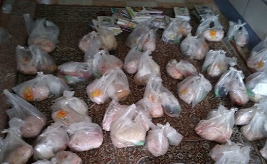 توزیع ۳۰ تن گوشت مرغ بین اقشار کم درآمد در قزوین 