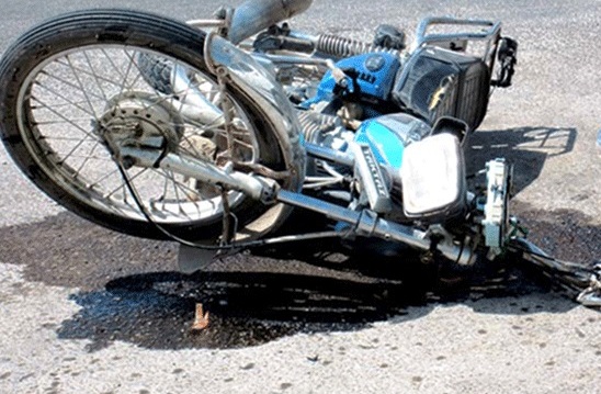 فوت راکب موتور سیکلت در تصادف با خودروی سواری پژو پارس