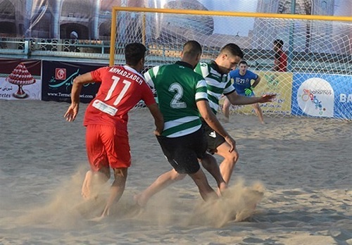 ساحلی بازان فوتبال ۱۳ فروردین ۱۴۰۰ در المپیک ساحلی