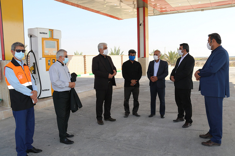 بهره‌برداری از یک جایگاه سوخت جدید در بوشهر