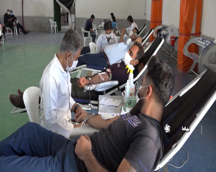 مشارکت بیضایی‌ها برای اهدای خون در بحران کرونا