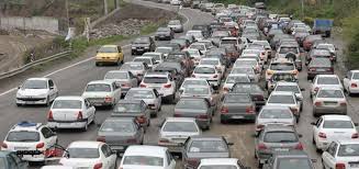  ترافیک سنگین  در مبادی ورودی و خروجی مشهد