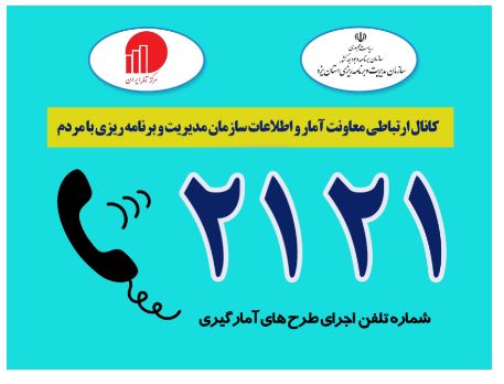 اجرای تلفنی طرح‌های آمارگیری استان یزد