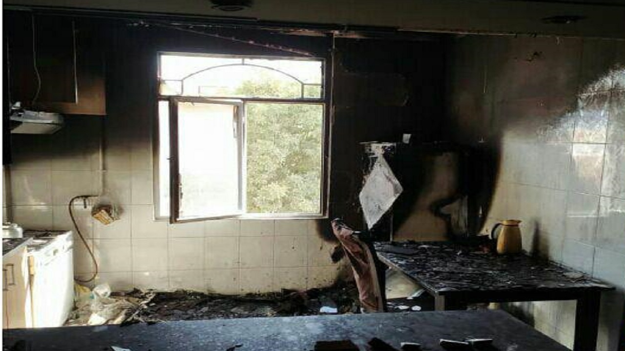 دو حادثه آتش سوزی منزل مسکونی در قزوین