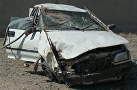 یک کشته و یک مجروح در واژگونی خودروی پراید در زنجان