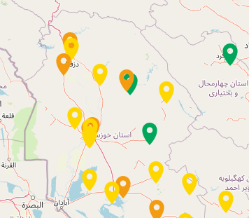 هوای چهار شهر استان ناسالم برای گروه‌های حساس