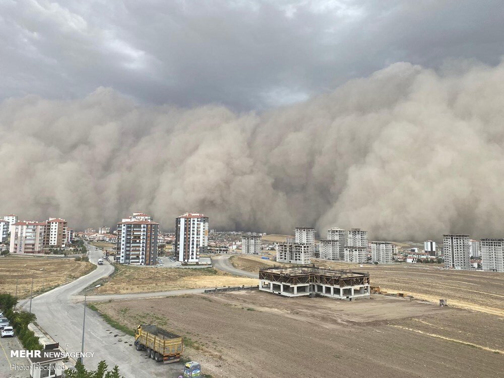 هشدار طوفان شن برای هفت استان ترکیه