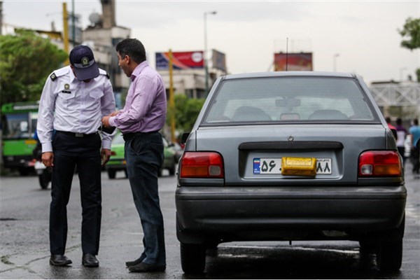 اجرای طرح برخورد با خودرو‌های پلاک مخدوش در یزد