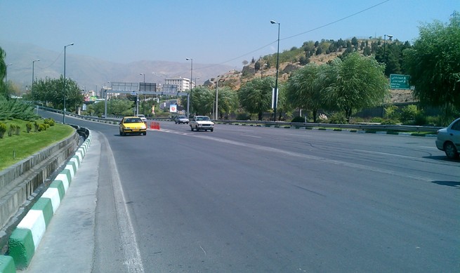 سرعت بالا در بزرگراه شهید بابایی خطرناک است