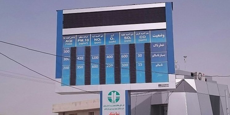 نصب دو ایستگاه پایش آلودگی ‌هوا در رفسنجان