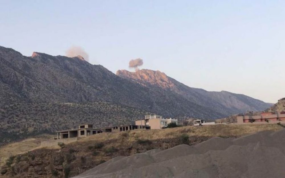 ارتش ترکیه روستای العمادیه در شمال دهوک را گلوله باران کرد