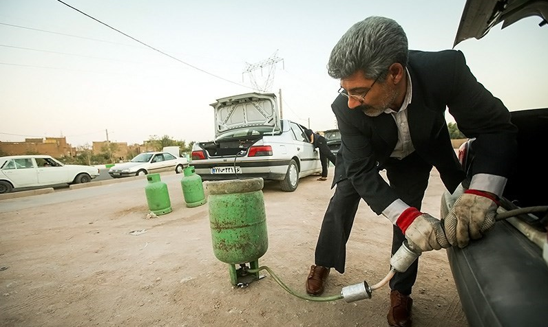 توقف خودرو‌ها در استفاده از گاز مایع