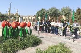 تجدید میثاق دانشگاهیان دانشگاه تهران با شهدای دفاع مقدس