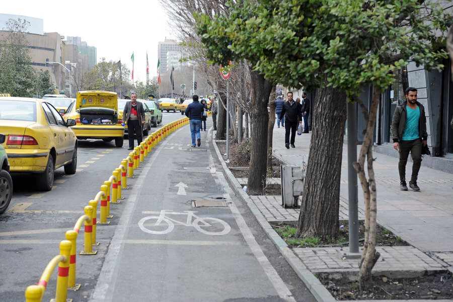 افزایش مسیرهای دوچرخه سواری و پیاده راه ها