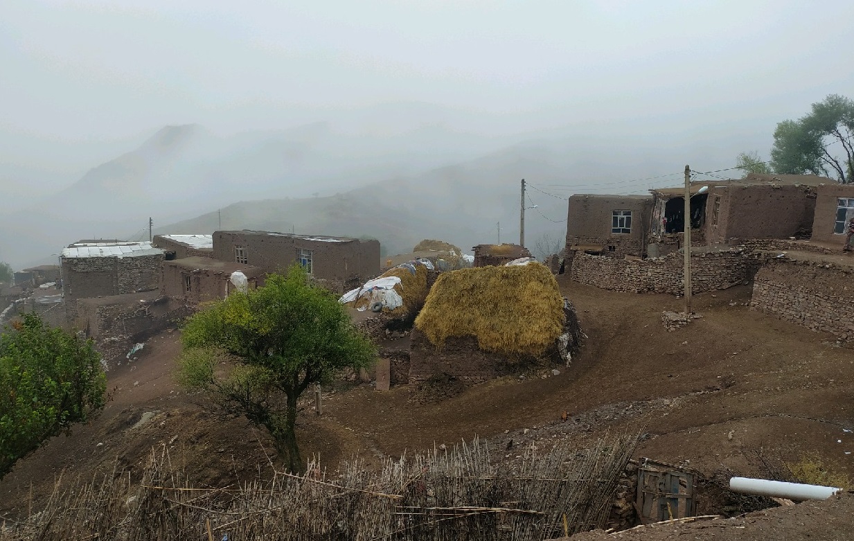 رانش زمین در روستای کرکسر هوراند