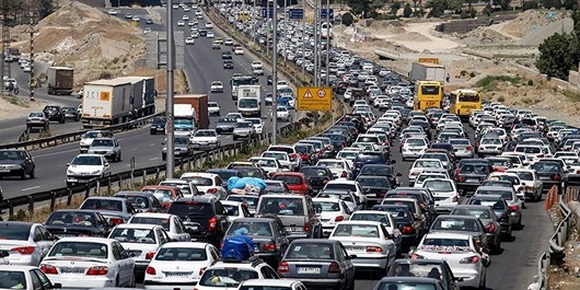 ترافیک نیمه سنگین در محور‌های مواصلاتی استان قزوین