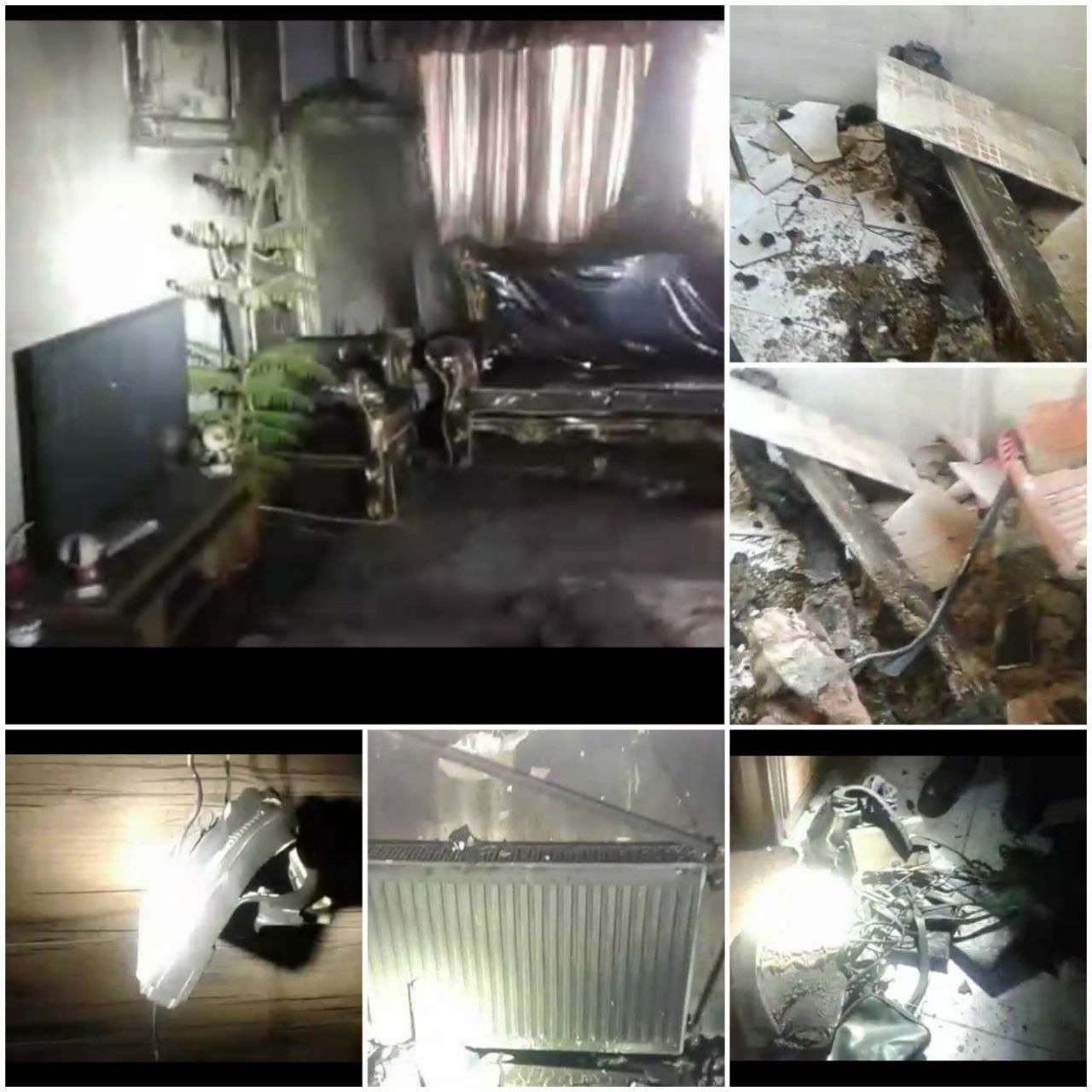 نجات ۱۴ نفر از ساکنان ساختمانی در مسکن مهر فولاد شهر از دود و آتش