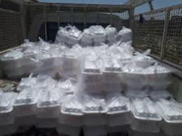توزیع هزار و 400 پرس غذای گرم بسته بندی شده در انابد