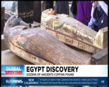 کشف ده‌ها تابوت باستانی در جنوب قاهره