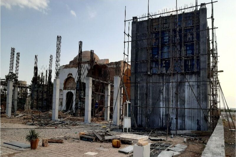 تکذیب تخریب بنای تاریخی امامزاده عباس (ع) روستای علی آباد آران و بیدگل