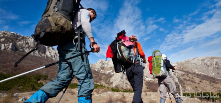 کوهپیمایی مسیر 23 کیلومتری توسط کوهنوردان مهابادی