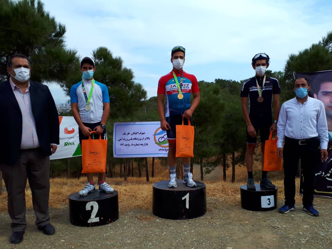 قهرمانی رکابزن دانشگاه آزاد تبریز در روز نخست لیگ کوهستان