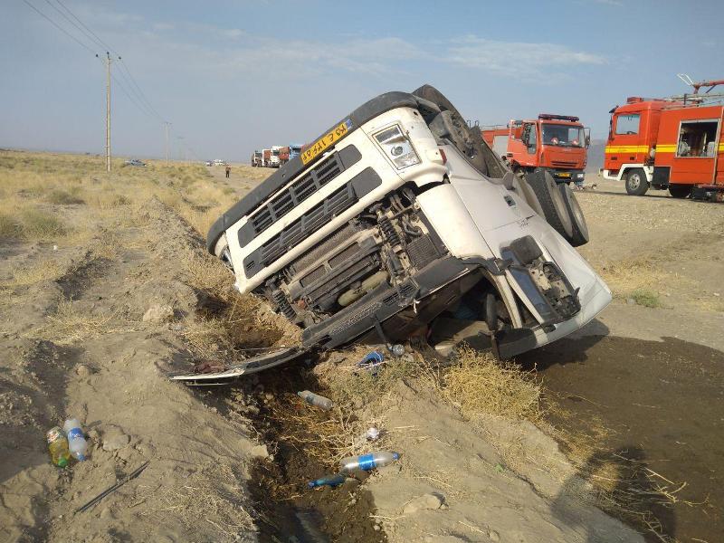 حادثه رانندگی در محور ترانزیتی بردسکن به طبس با یک کشته