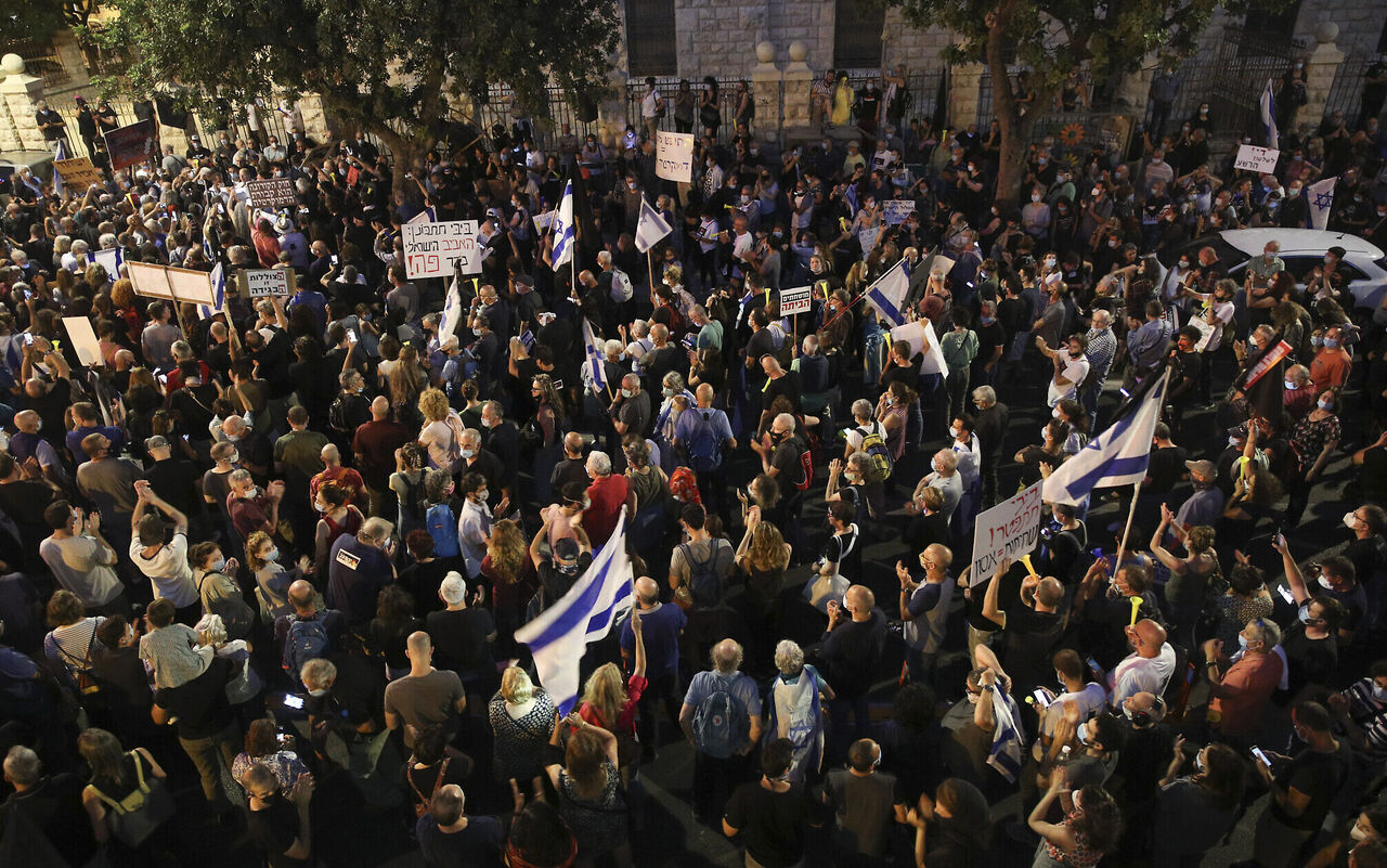 ادامه اعتراضات علیه نتانیاهو