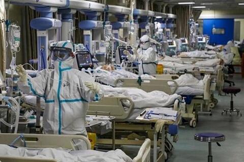 تخت‌های بیمارستان مملو از بیمار است