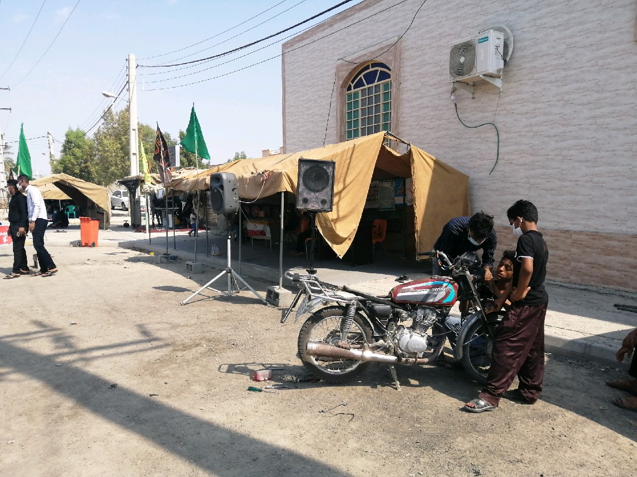 خدمات رسانی در روستای کلیبی میناب