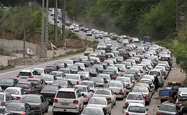 ترافیک سنگین در چالوس