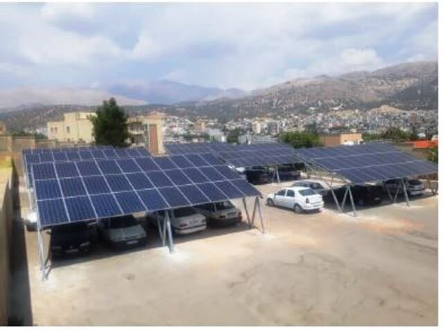بهره برداری از نیروگاه و پارکینگ خورشیدی دانشگاه یاسوج