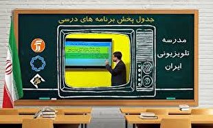جدول کلاس‌های مدرسه تلویزیونی ایران ۲۱ مهر