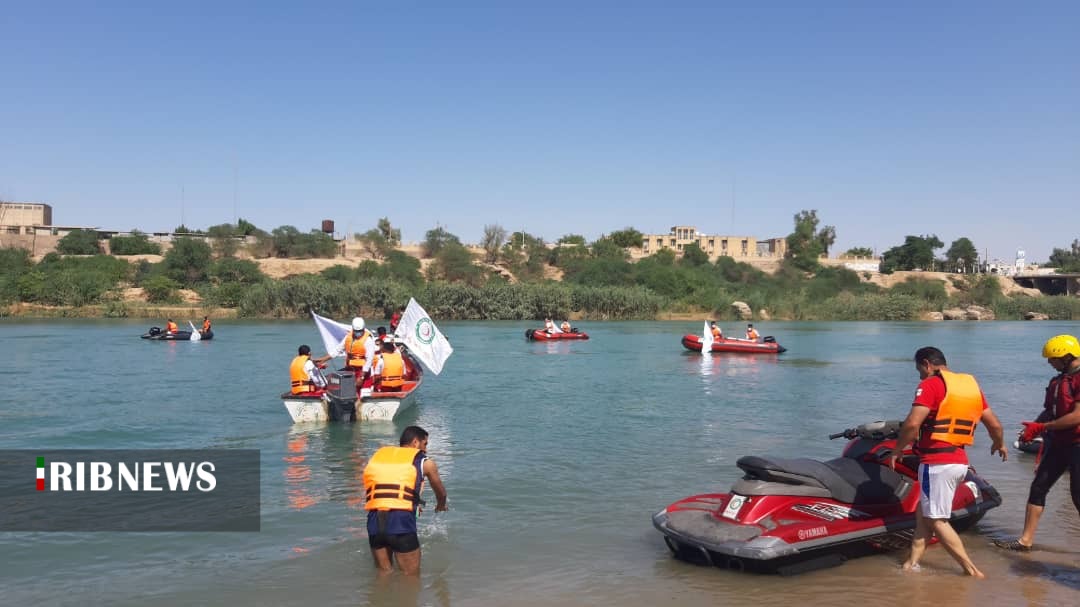 مانور افرایش توان نجاتگران خوزستانی