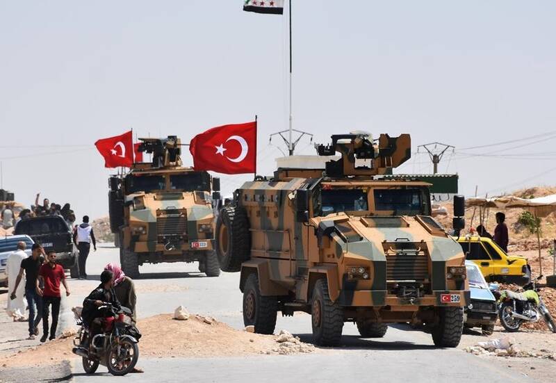 حرکت کاروان نظامی ترکیه به سمت حومه جنوبی ادلب