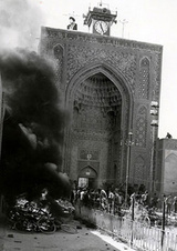 ماجرای جانسوز آتش کشیدن مسجد جامع کرمان
