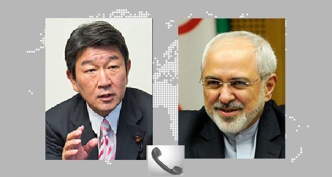 گفتگوی تلفنی وزیران خارجه ایران و ژاپن