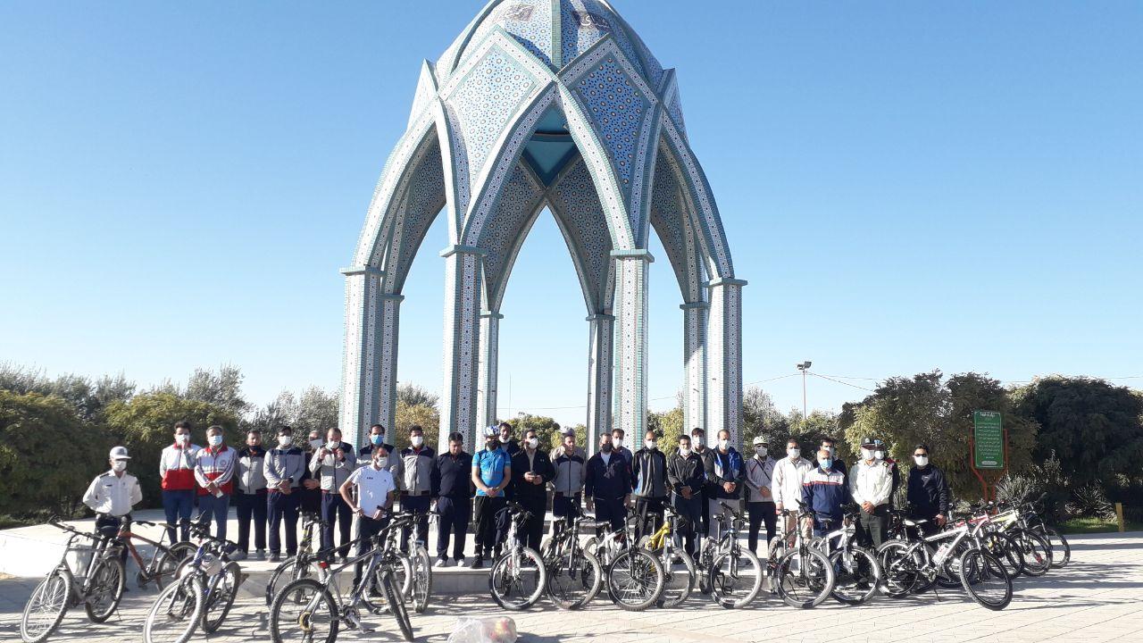 همایش دوچرخه سواری ویژه کارمندان ادارات در بردسکن