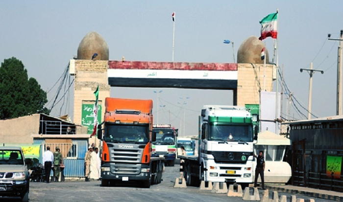 کاهش صادرات از مرز‌های خوزستان