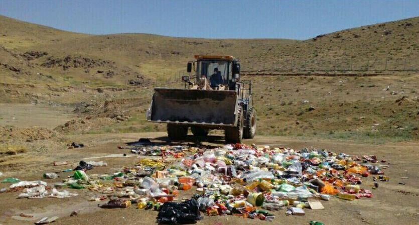 امحاء ۴ هزار و ۹۰۰ کیلوگرم مواد غذایی فاسد در مراغه