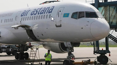 فرود اضطراری هواپیمای مسافربری در قزاقستان